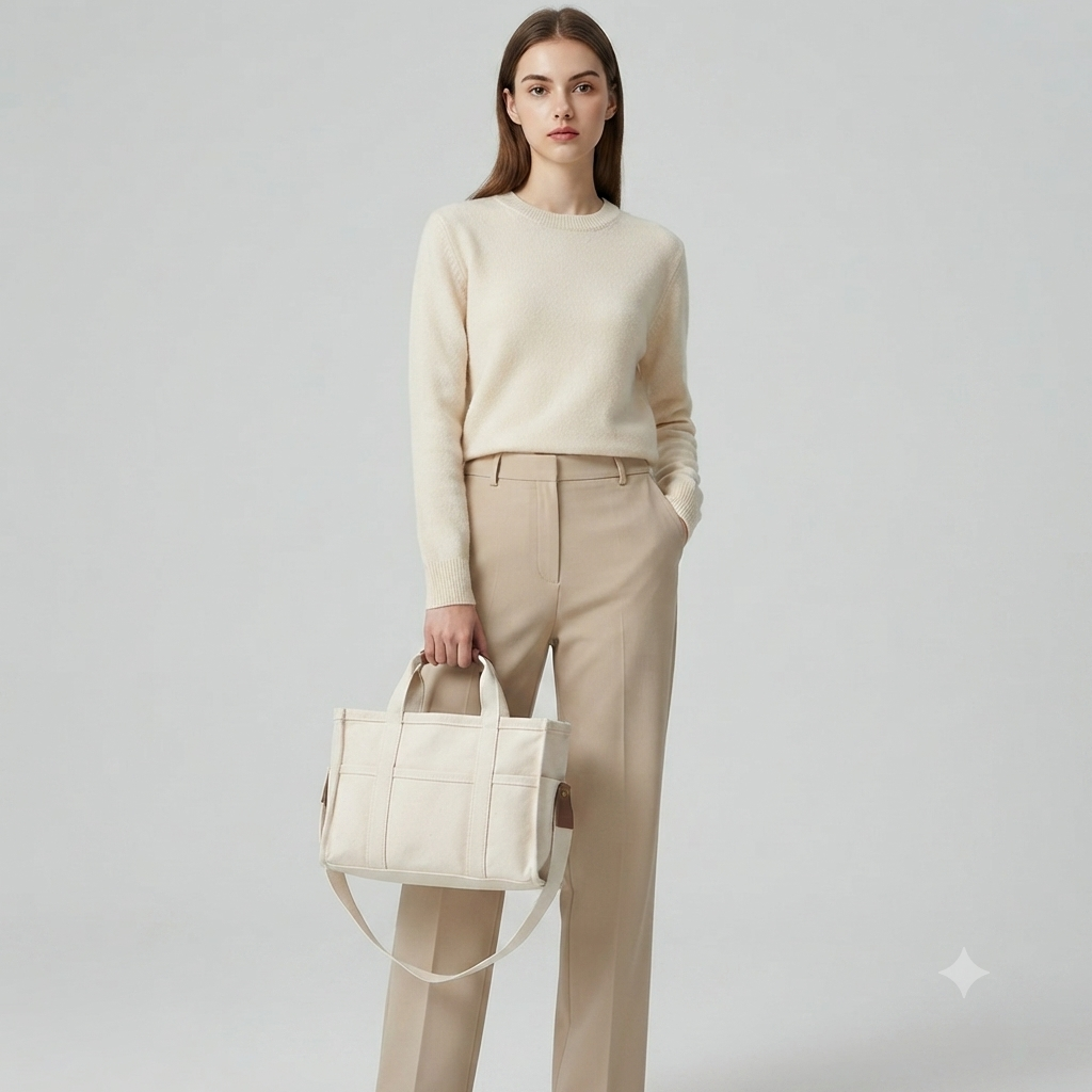 Harlow Structured Canvas Utility Tote