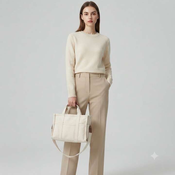 Harlow Structured Canvas Utility Tote