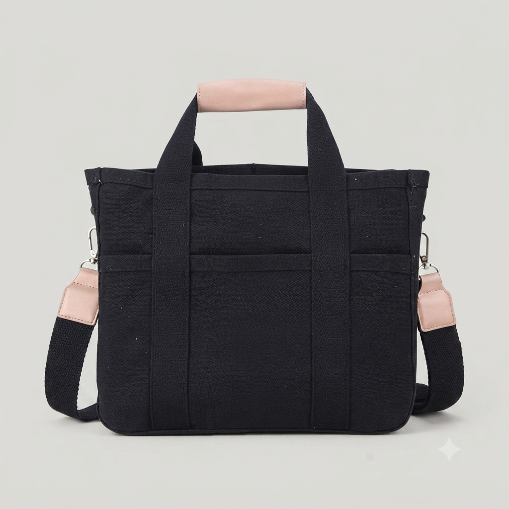 Harlow Structured Canvas Utility Tote
