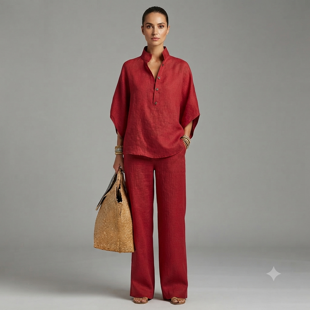 Portofino Linen Two-Piece Set