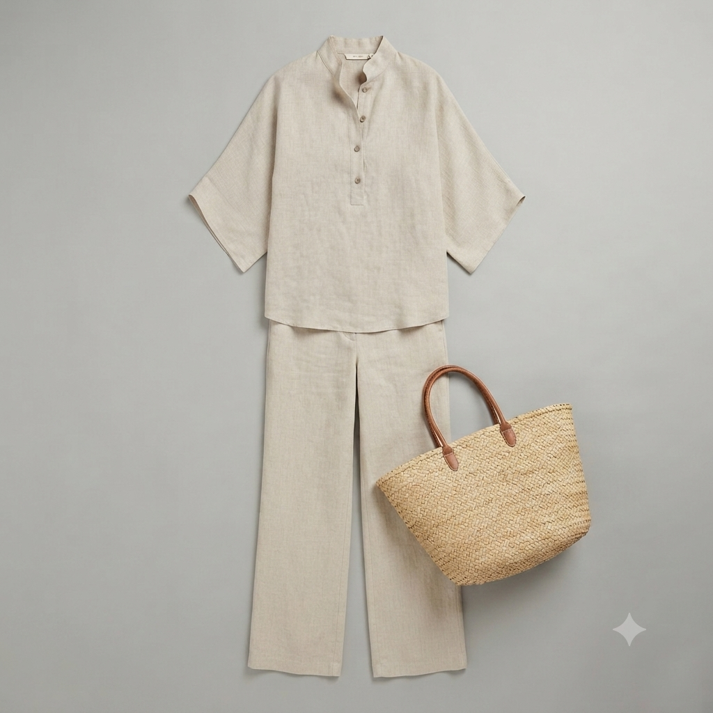 Portofino Linen Two-Piece Set