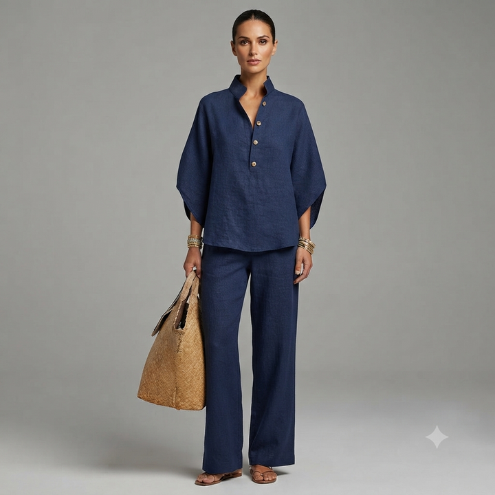 Portofino Linen Two-Piece Set