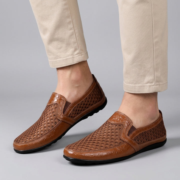 Salvatore Mesh Panel Loafer