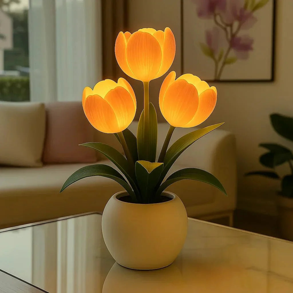 Elara | Luminous Tulip Flower Lamp