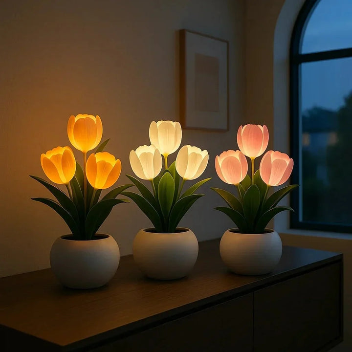 Elara | Luminous Tulip Flower Lamp