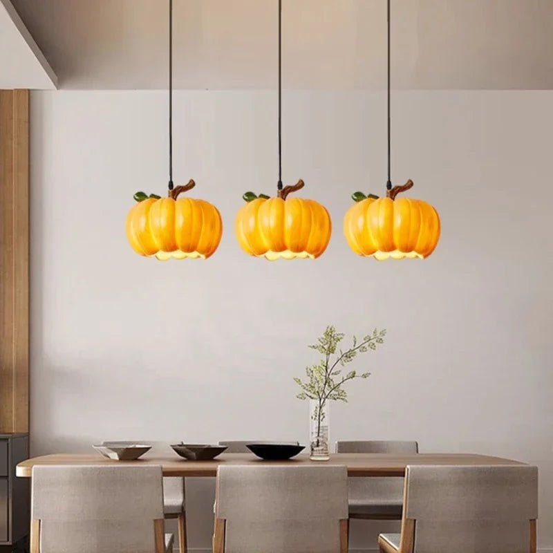 Elijah | Pumpkin Shaped Hanging Light for Halloween Seasonal Decor