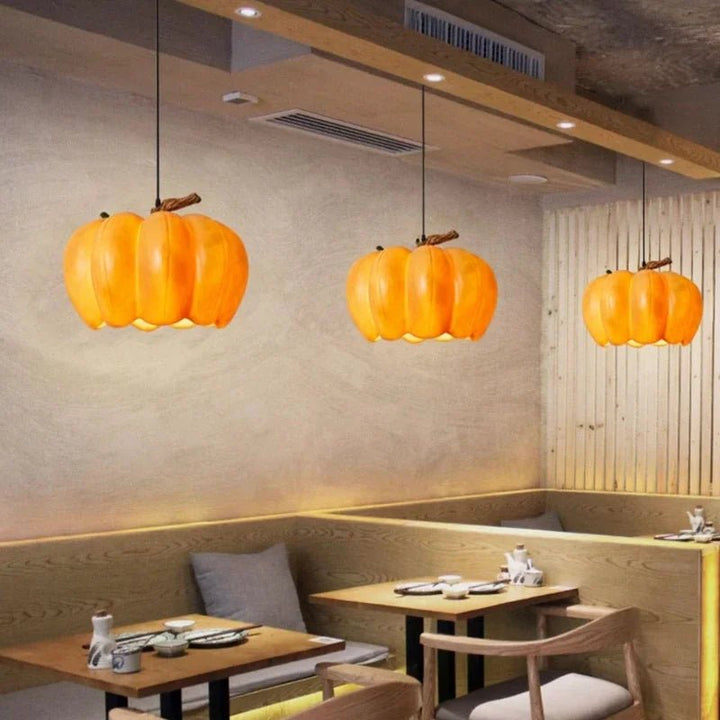 Elijah | Pumpkin Shaped Hanging Light for Halloween Seasonal Decor