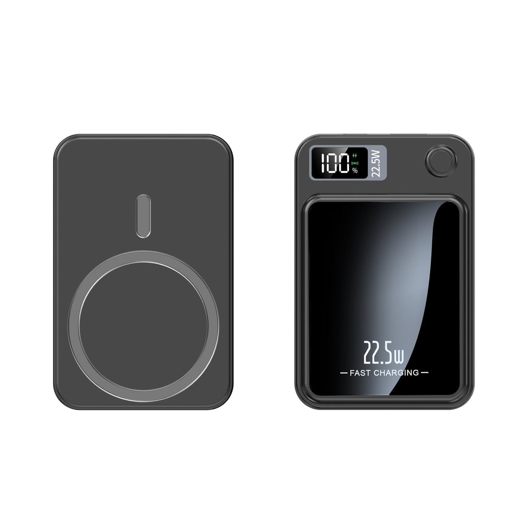 Austin | Magnetic Portable Power Bank with Digital Battery Display