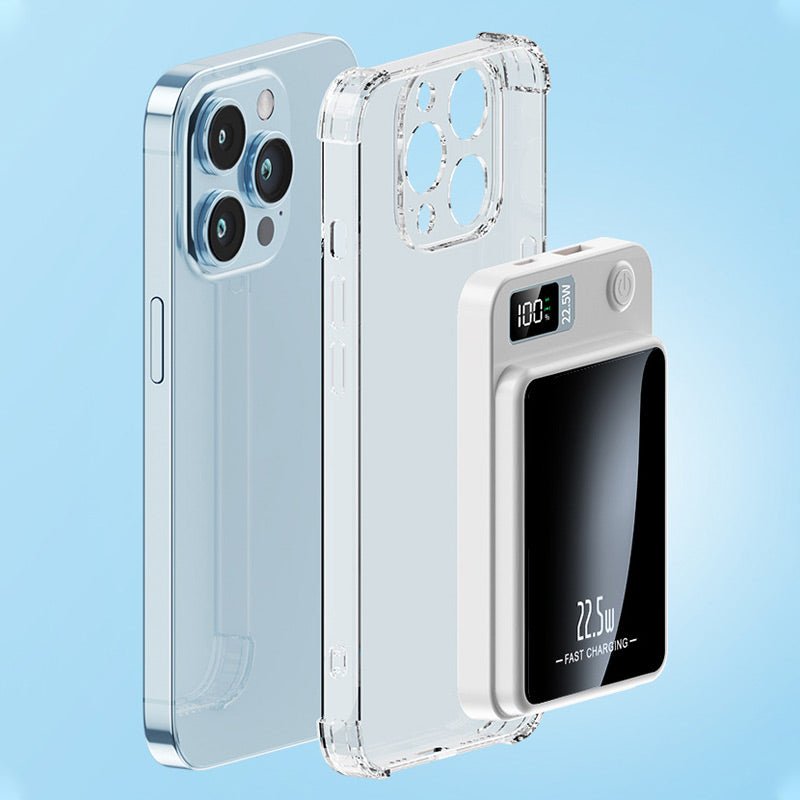 Austin | Magnetic Portable Power Bank with Digital Battery Display