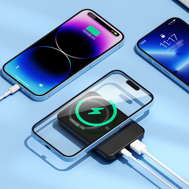Austin | Magnetic Portable Power Bank with Digital Battery Display