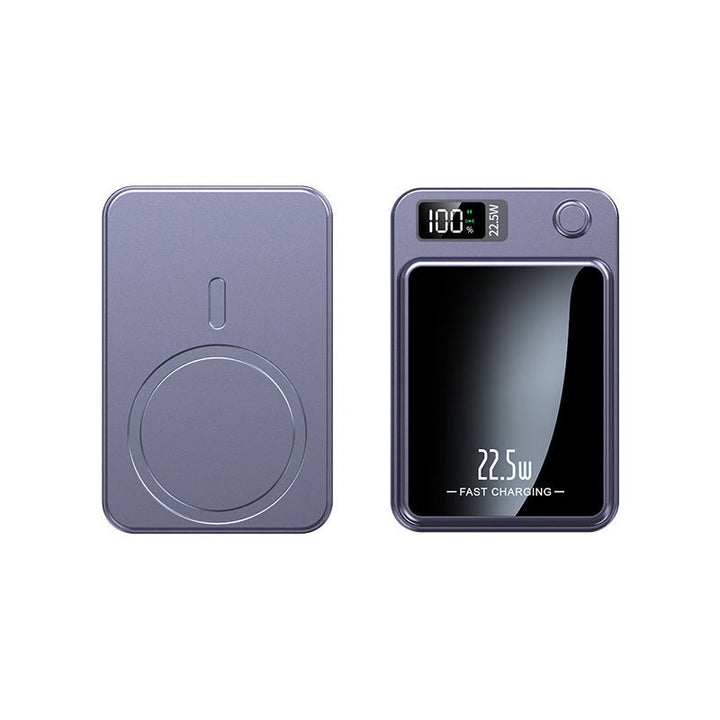 Austin | Magnetic Portable Power Bank with Digital Battery Display