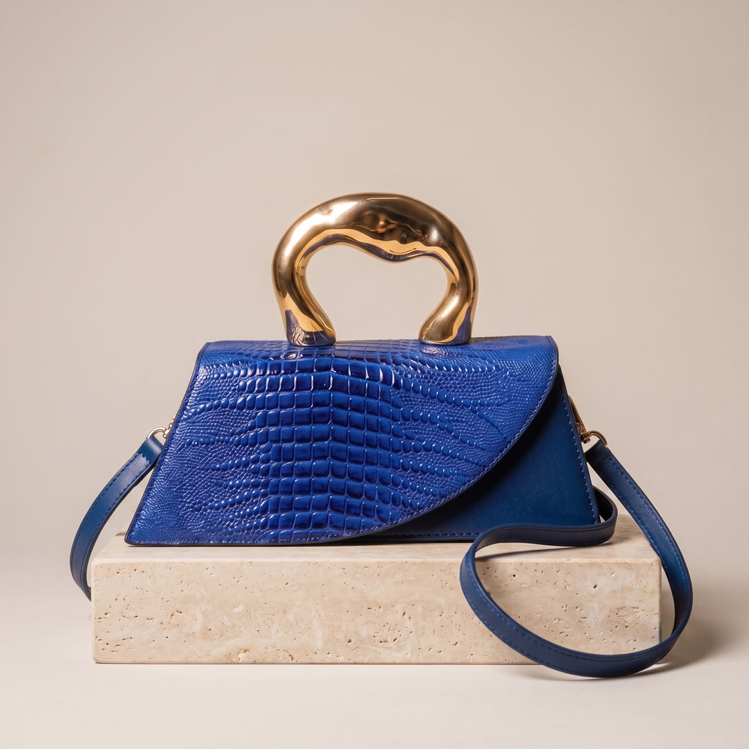 Valentina Sculpted Handle Clutch