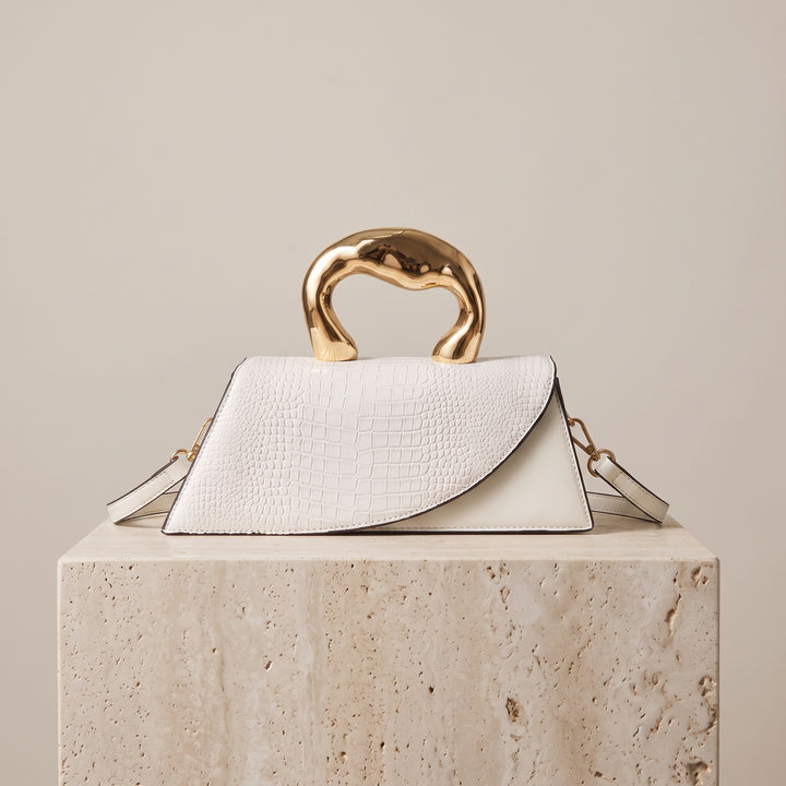 Valentina Sculpted Handle Clutch