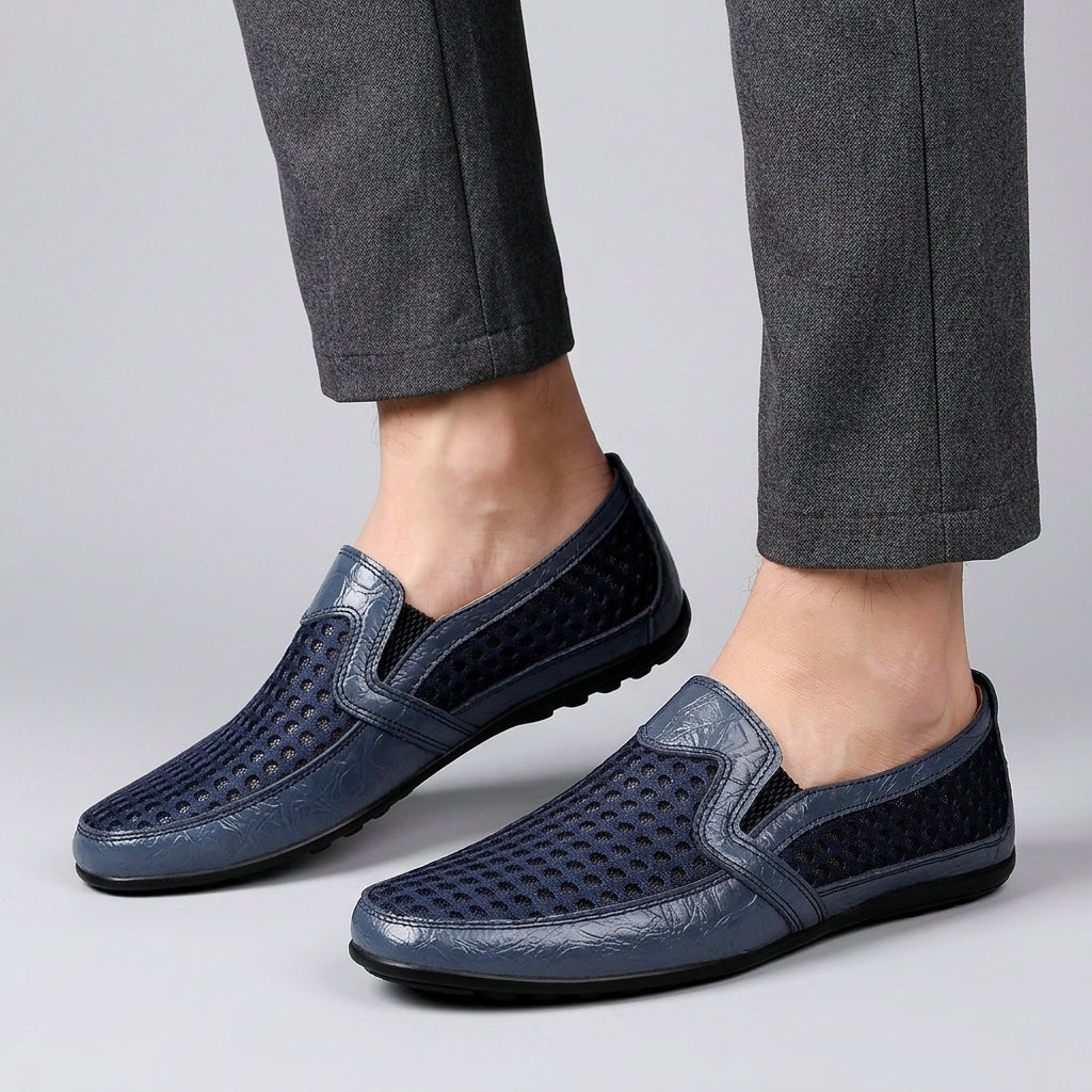 Salvatore Mesh Panel Loafer