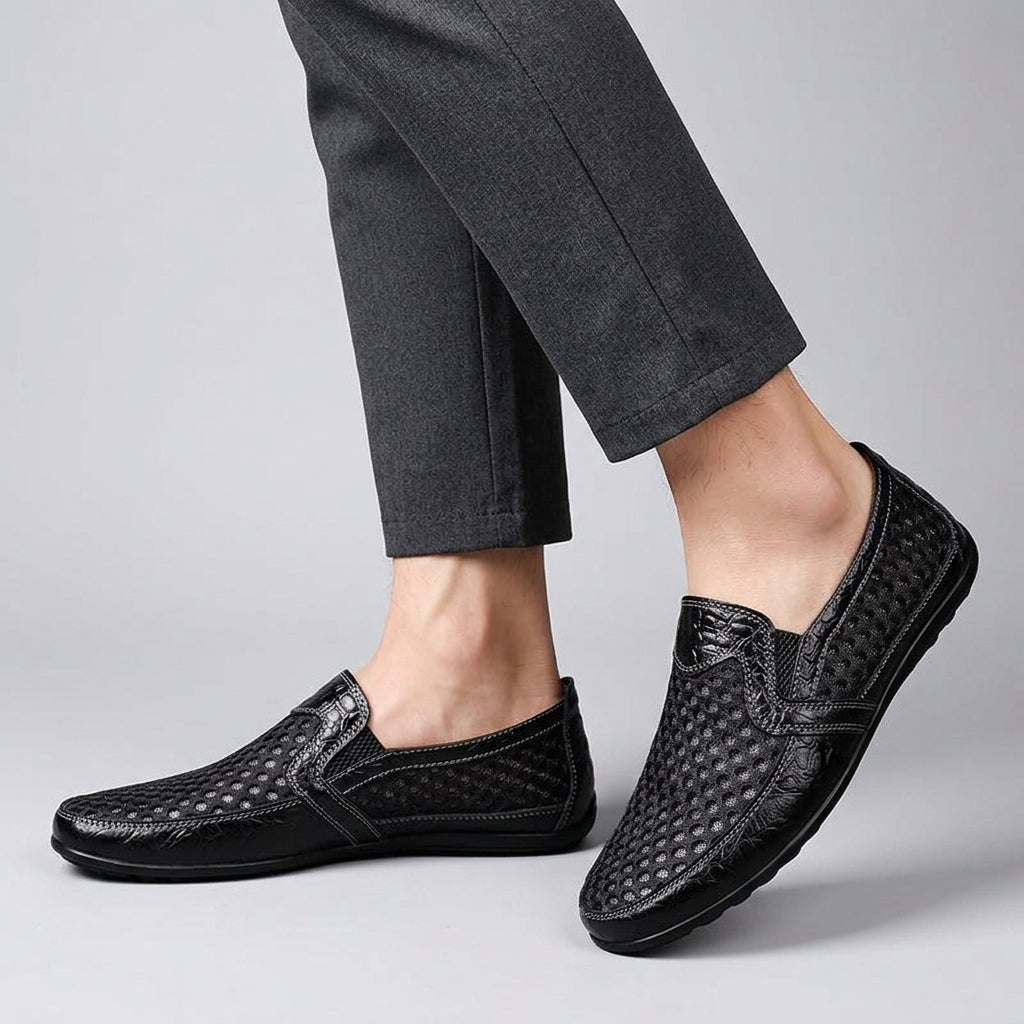 Salvatore Mesh Panel Loafer
