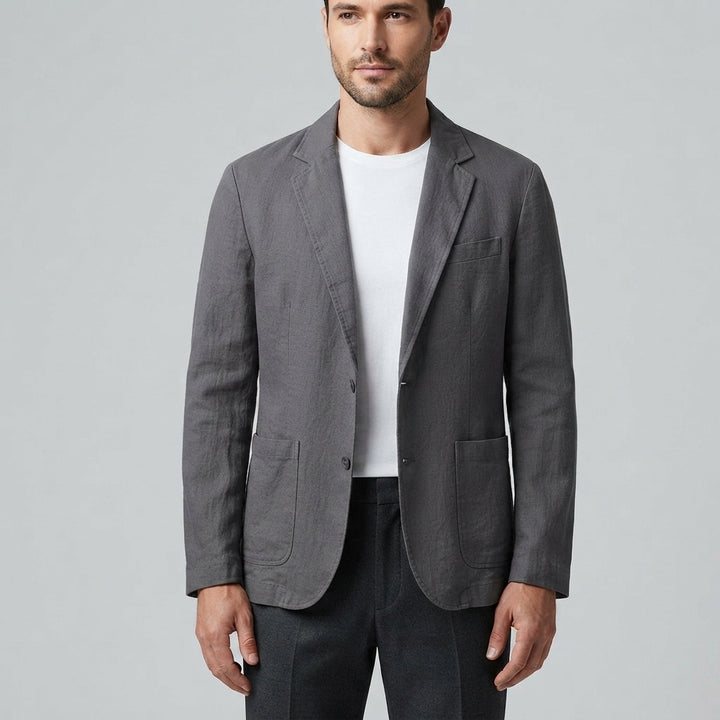 Marco Linen Blend Casual Blazer
