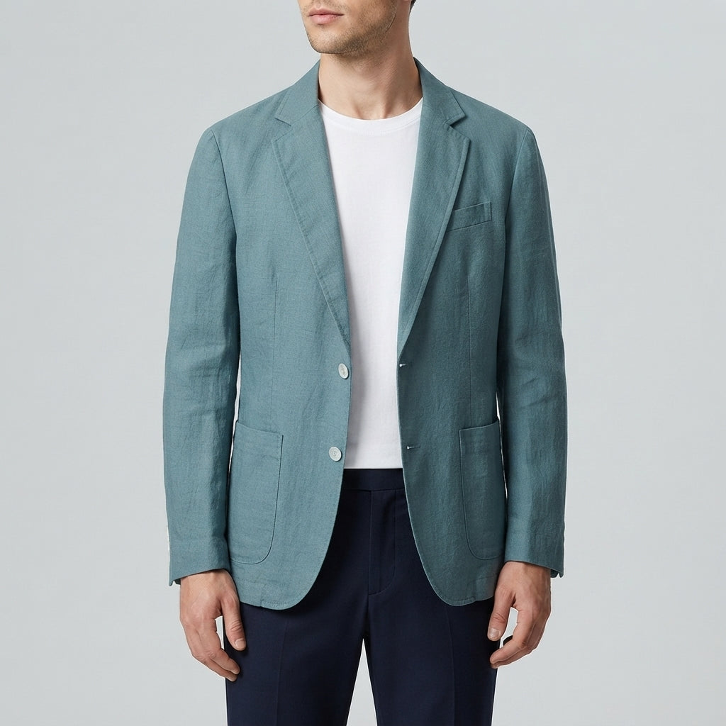 Marco Linen Blend Casual Blazer