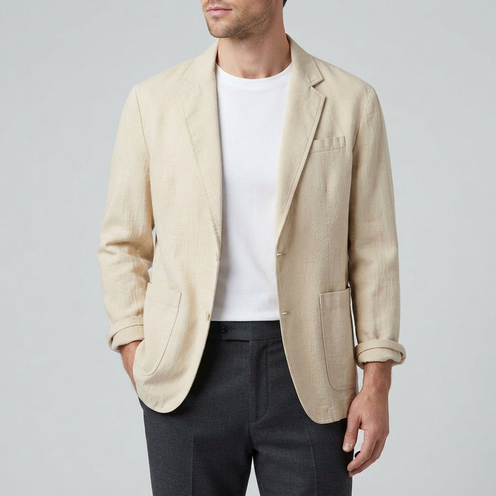 Marco Linen Blend Casual Blazer