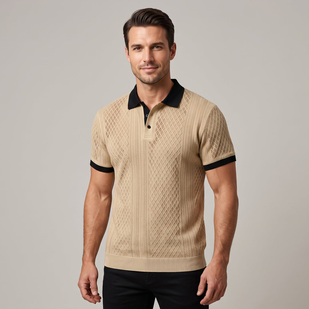 Levi Jacquard Knit Polo