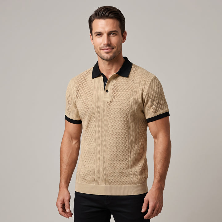 Levi Jacquard Knit Polo