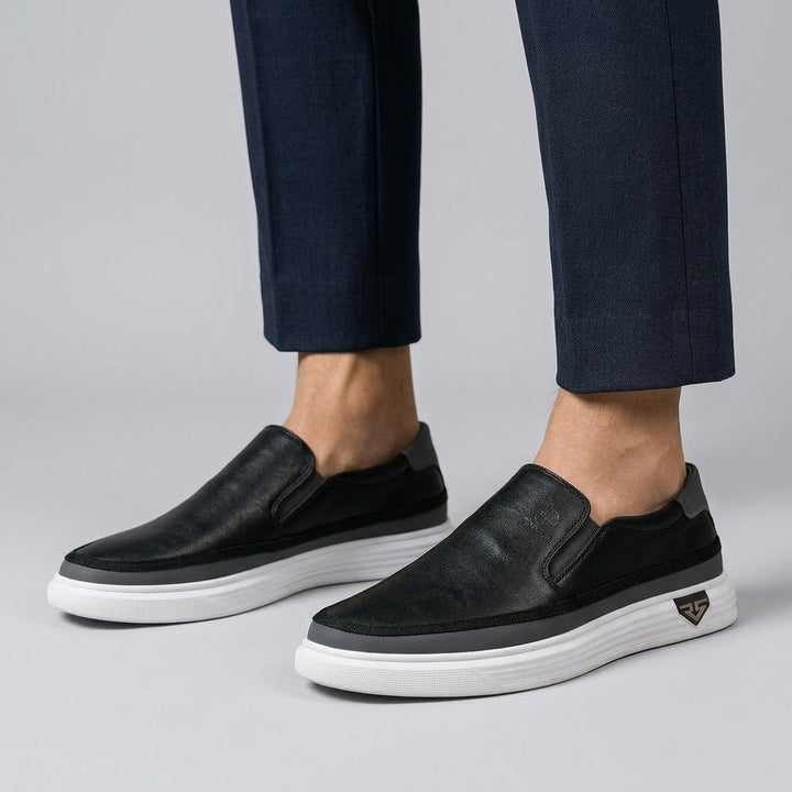 Dario Leather Slip-On Sneaker