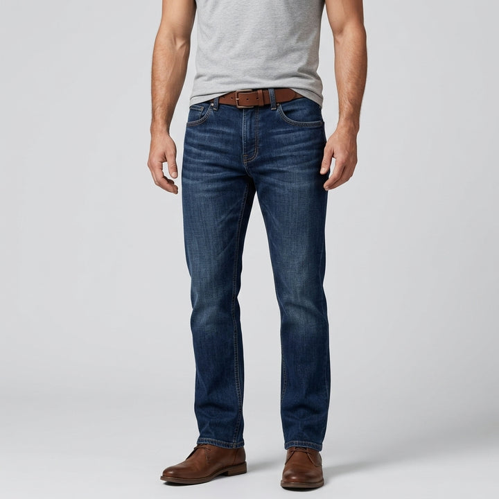 Hudson Straight Fit Denim Jeans