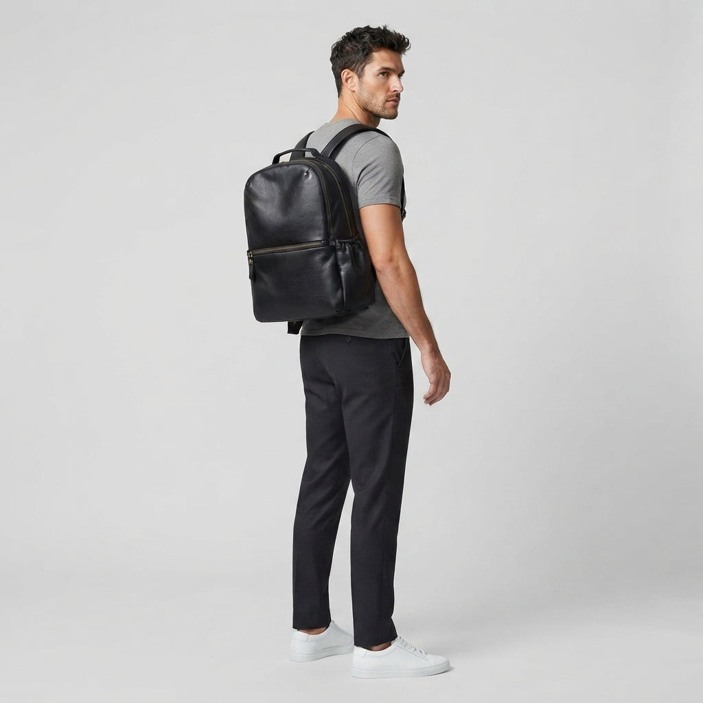 Carter Leather Backpack