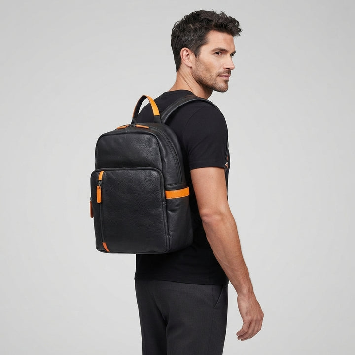Everett Leather Travel Backpack