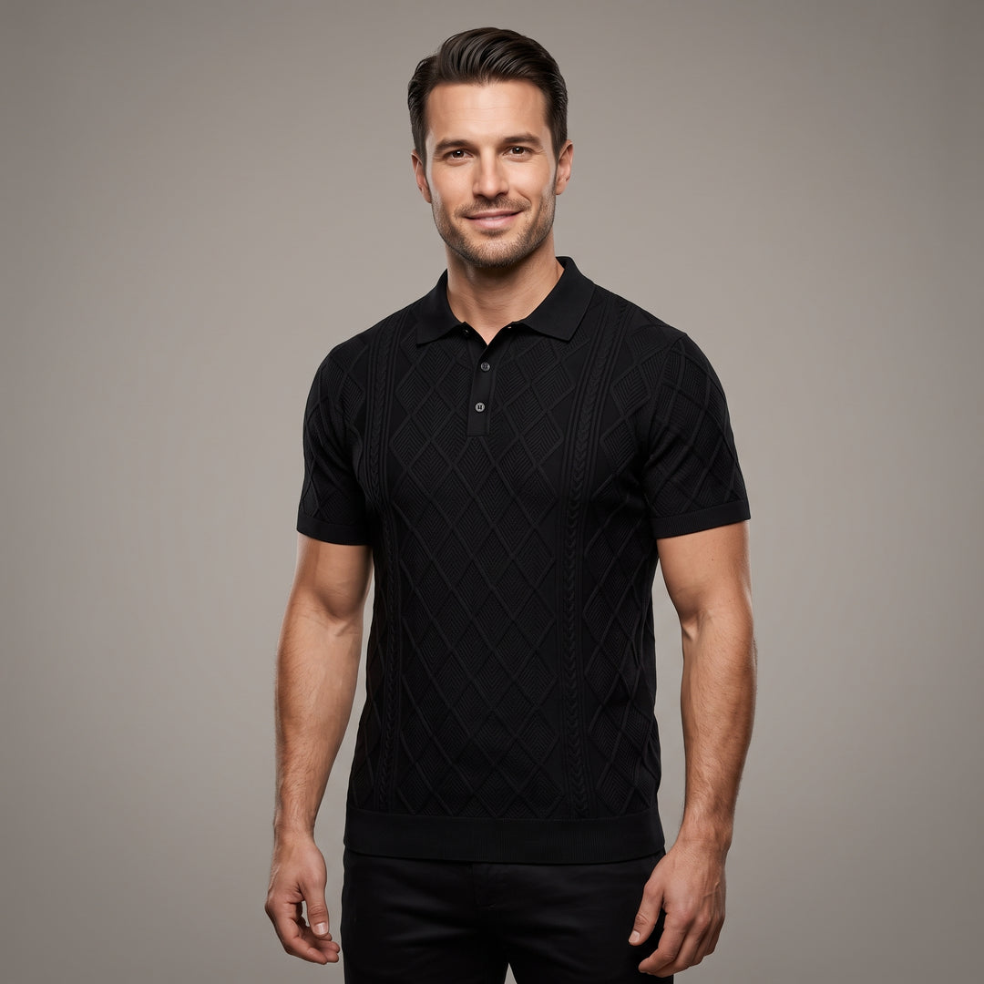 Levi Jacquard Knit Polo