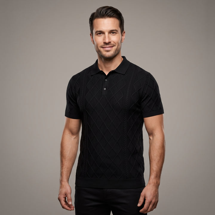 Levi Jacquard Knit Polo