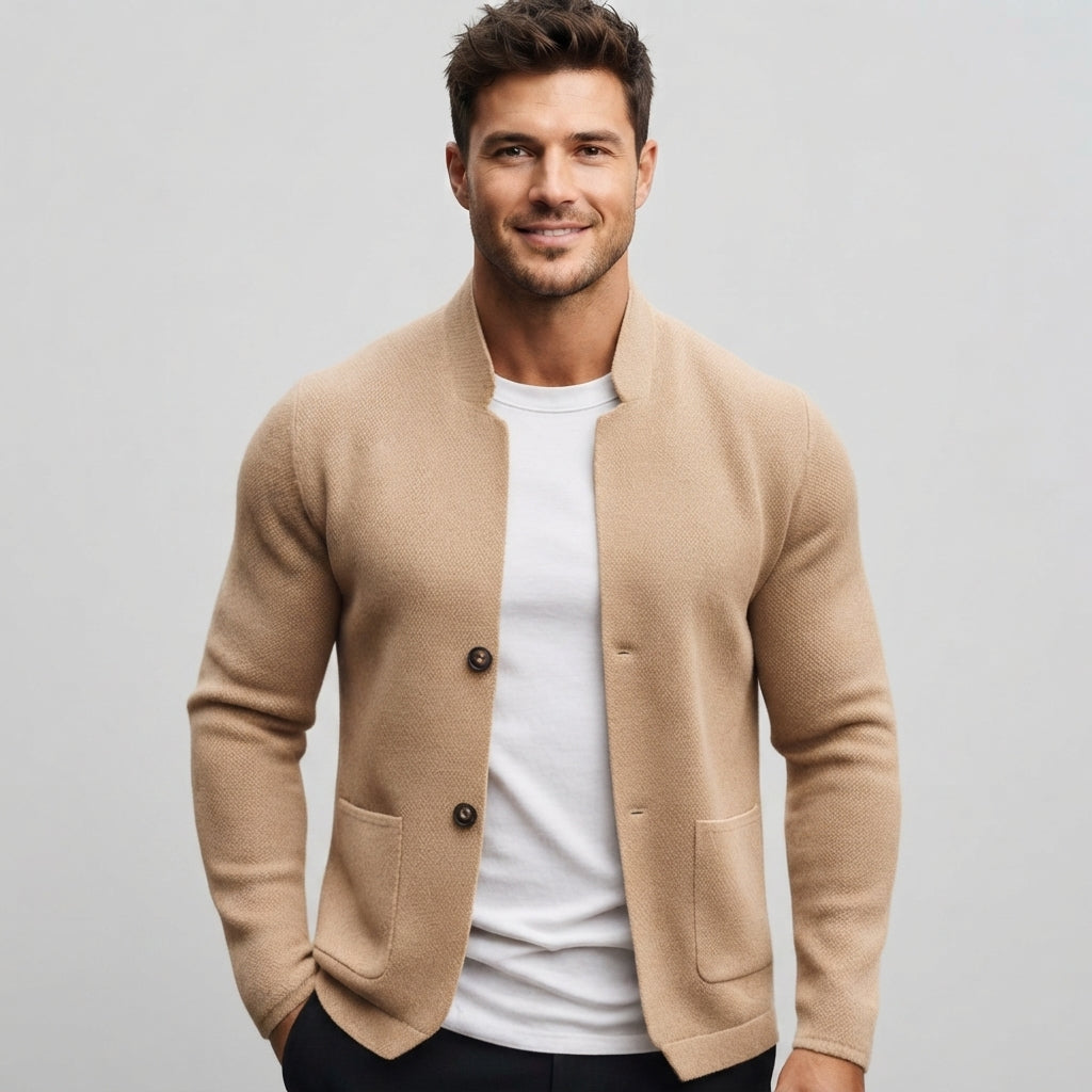 Asher Textured Knit Cardigan