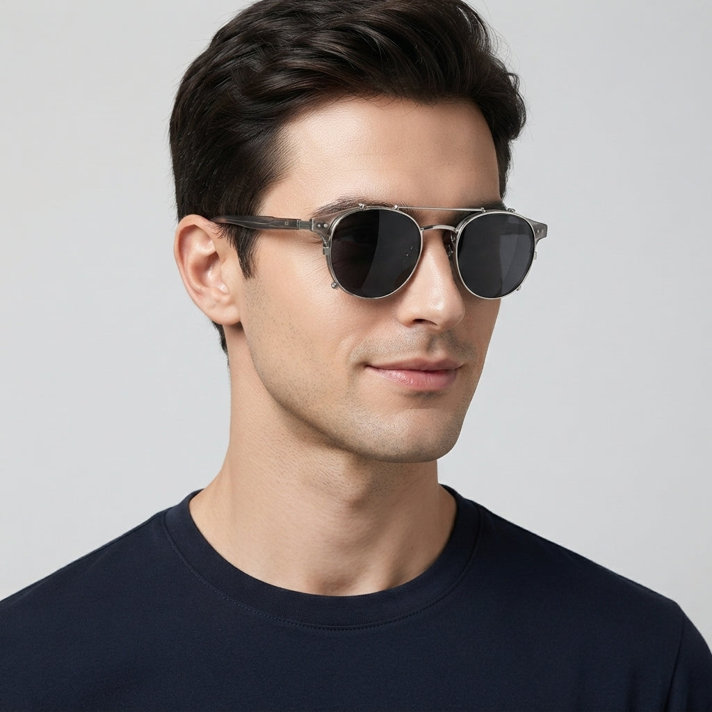 Raven | Unisex Polarized Lens Retro Sunglasses