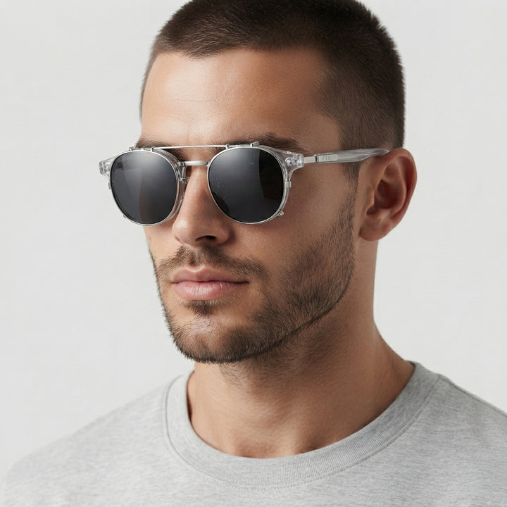 Raven | Unisex Polarized Lens Retro Sunglasses