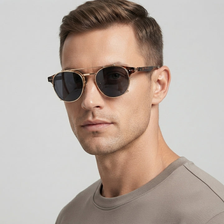 Raven | Unisex Polarized Lens Retro Sunglasses
