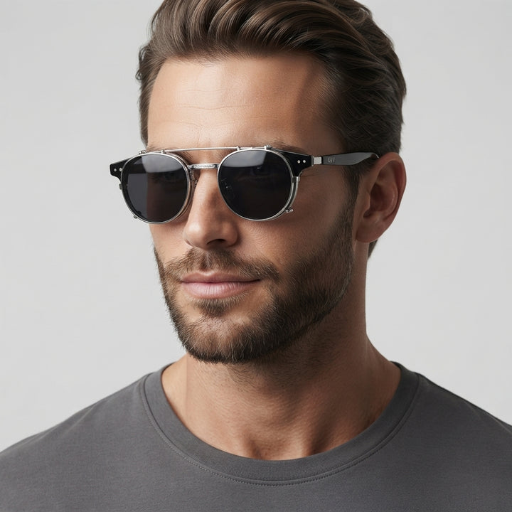 Raven | Unisex Polarized Lens Retro Sunglasses
