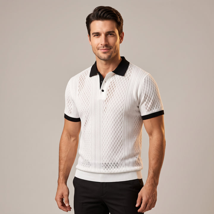 Levi Jacquard Knit Polo