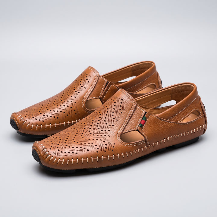 Matteo Perforated Cutout Loafer