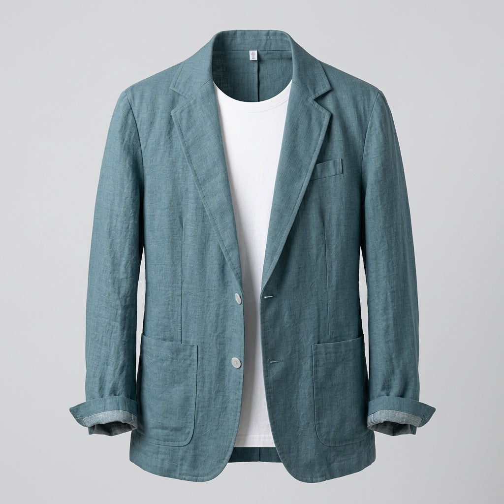 Marco Linen Blend Casual Blazer