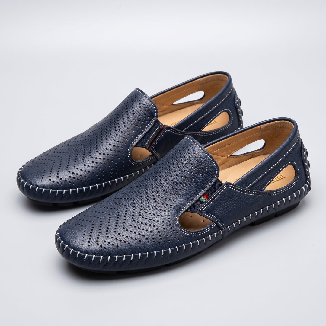 Matteo Perforated Cutout Loafer