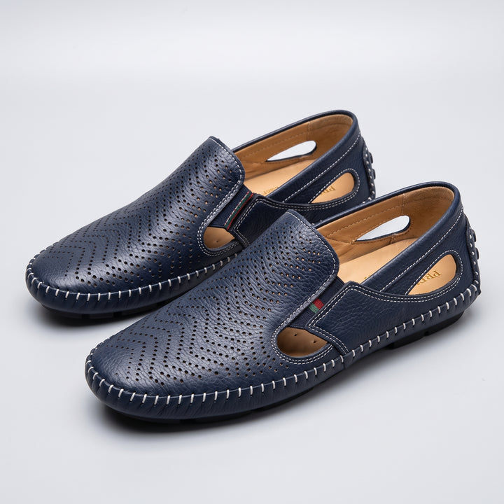 Matteo Perforated Cutout Loafer