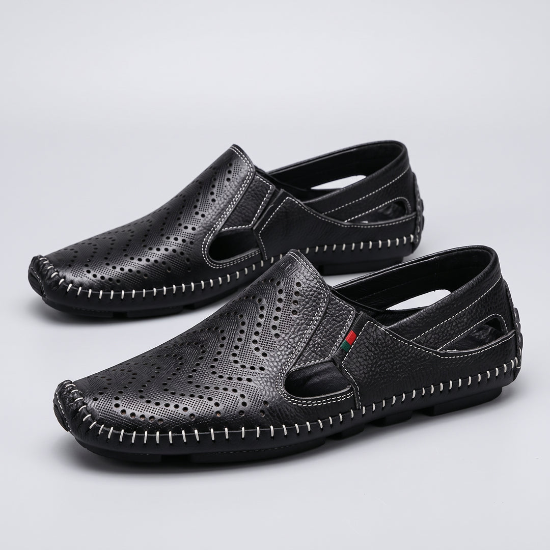 Matteo Perforated Cutout Loafer