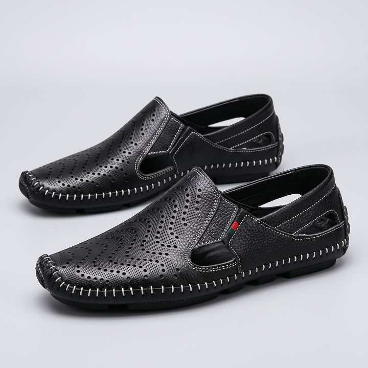 Matteo Perforated Cutout Loafer