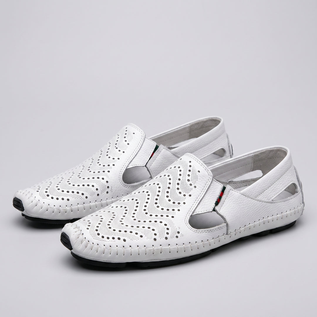 Matteo Perforated Cutout Loafer