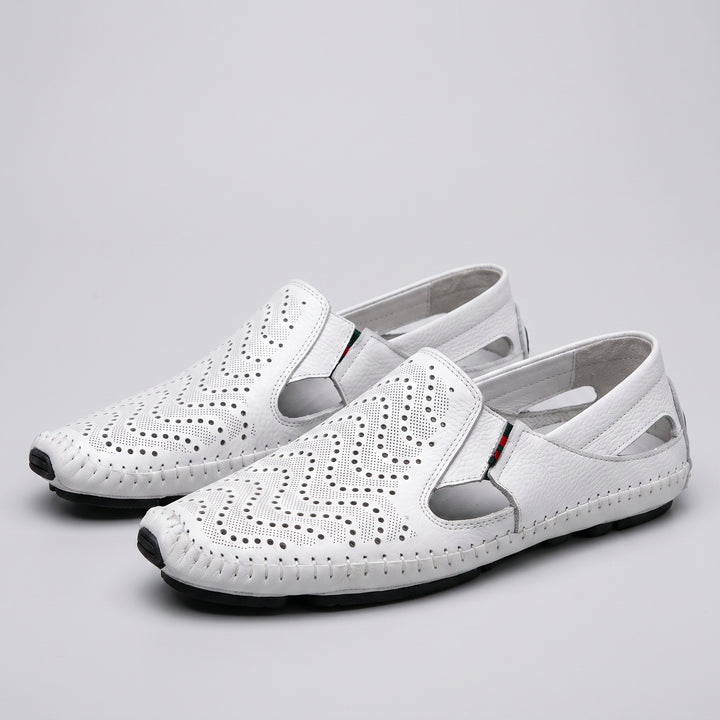 Matteo Perforated Cutout Loafer