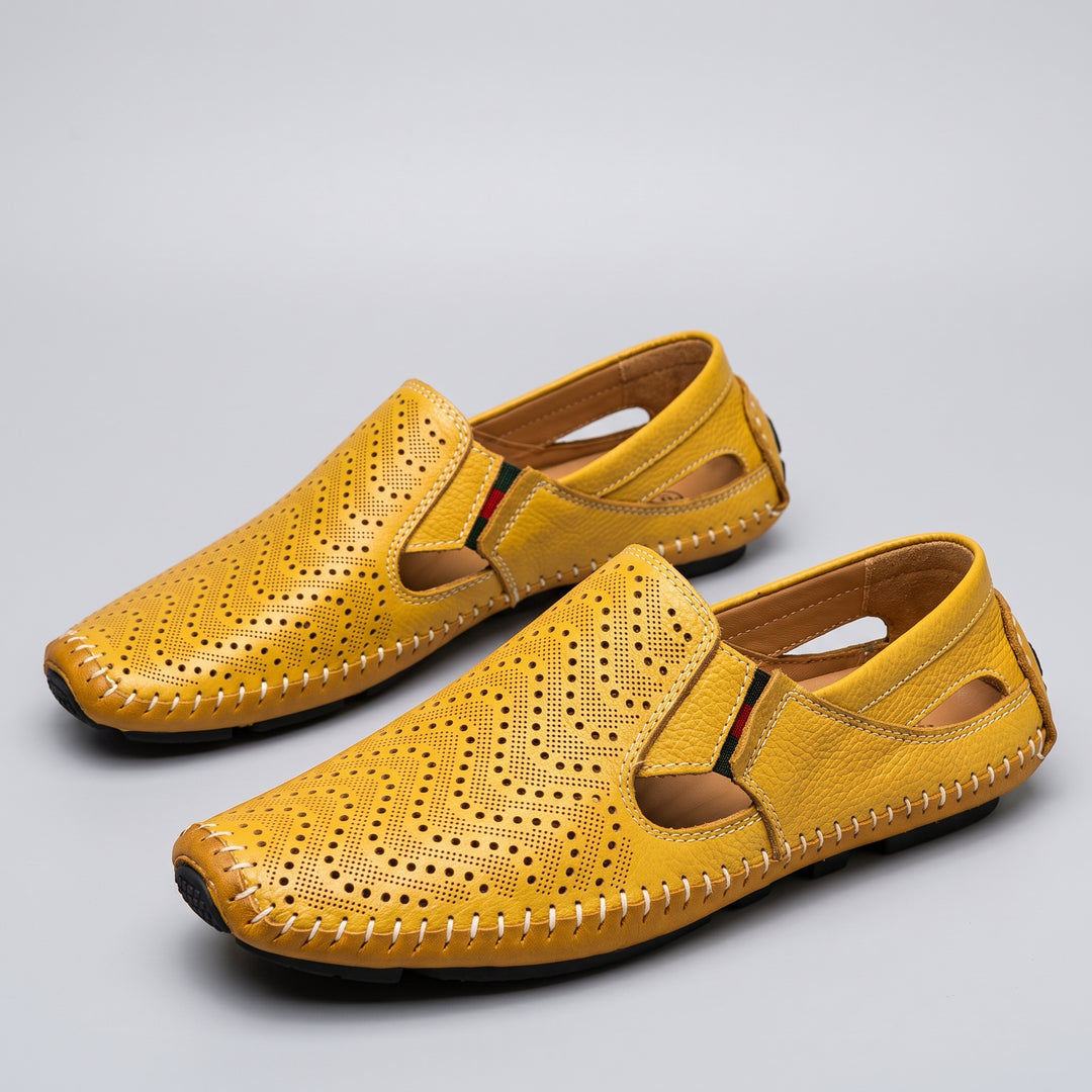 Matteo Perforated Cutout Loafer