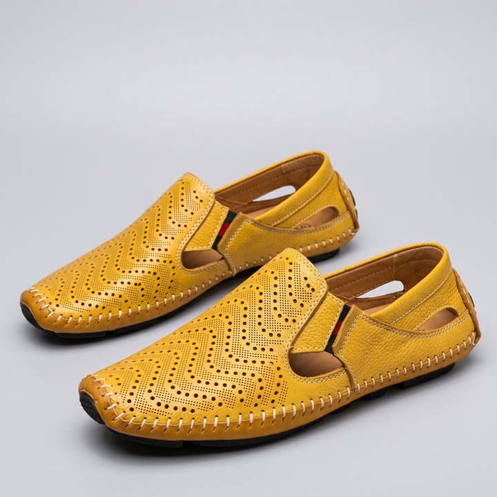 Matteo Perforated Cutout Loafer