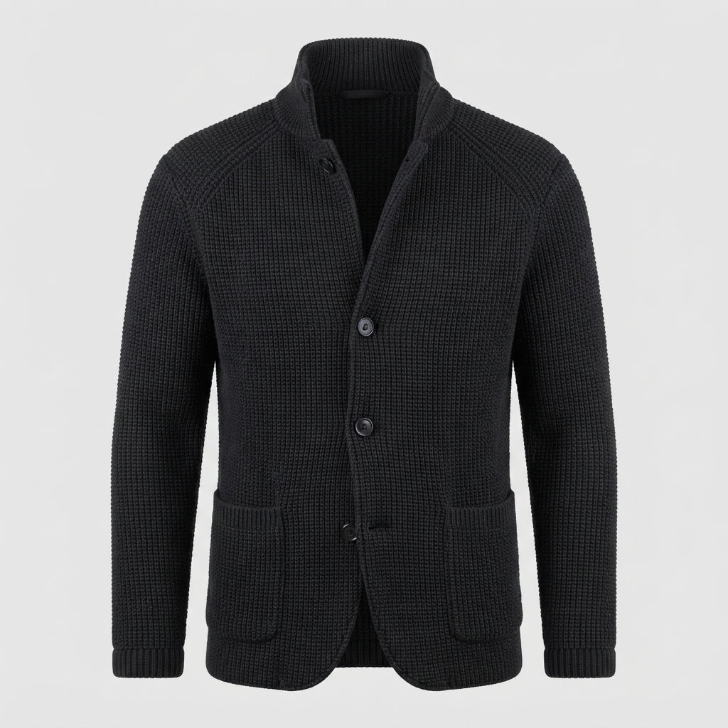 Declan Waffle Knit Cardigan