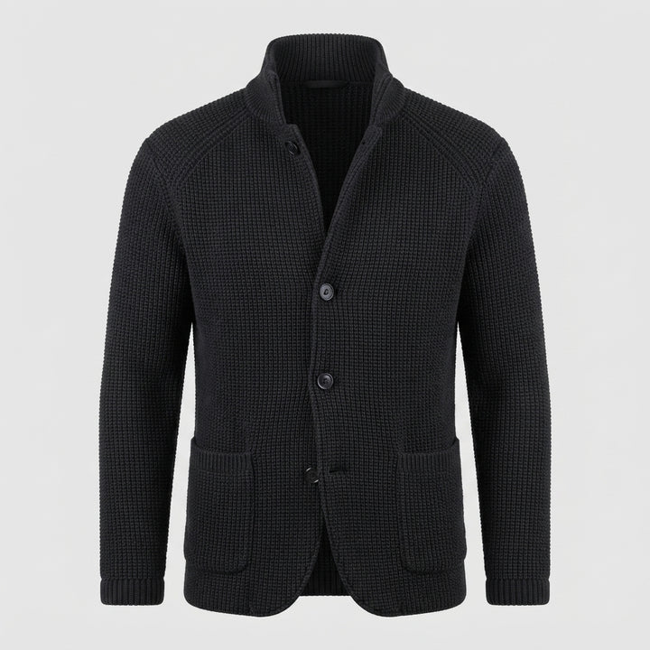 Declan Waffle Knit Cardigan