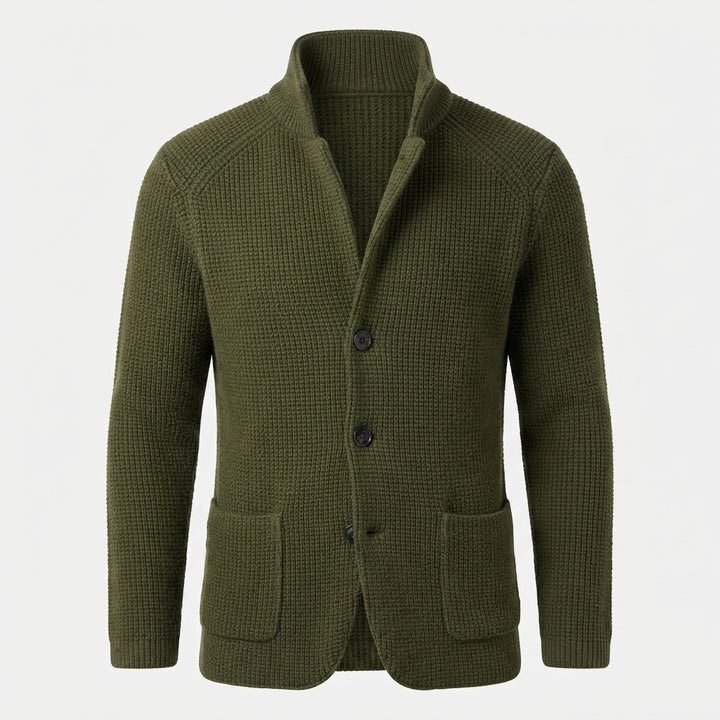 Declan Waffle Knit Cardigan