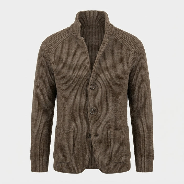 Declan Waffle Knit Cardigan
